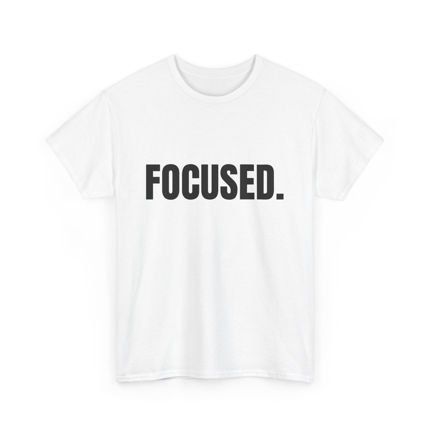 Focused Unisex Heavy Cotton Tee - Motivational Shirt for Productivity