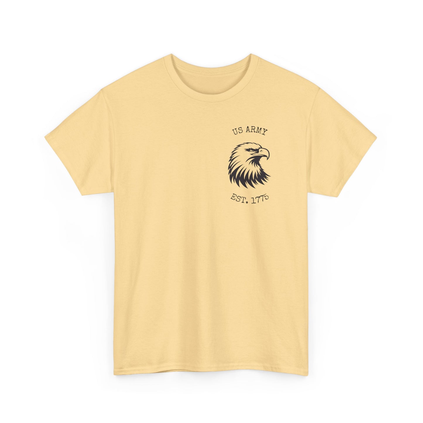 Patriotic Eagle Graphic Tee | Unisex Heavy Cotton T-Shirt, Eagle Shirt, Military Inspired Apparel, Casualwear, Gift for Veterans