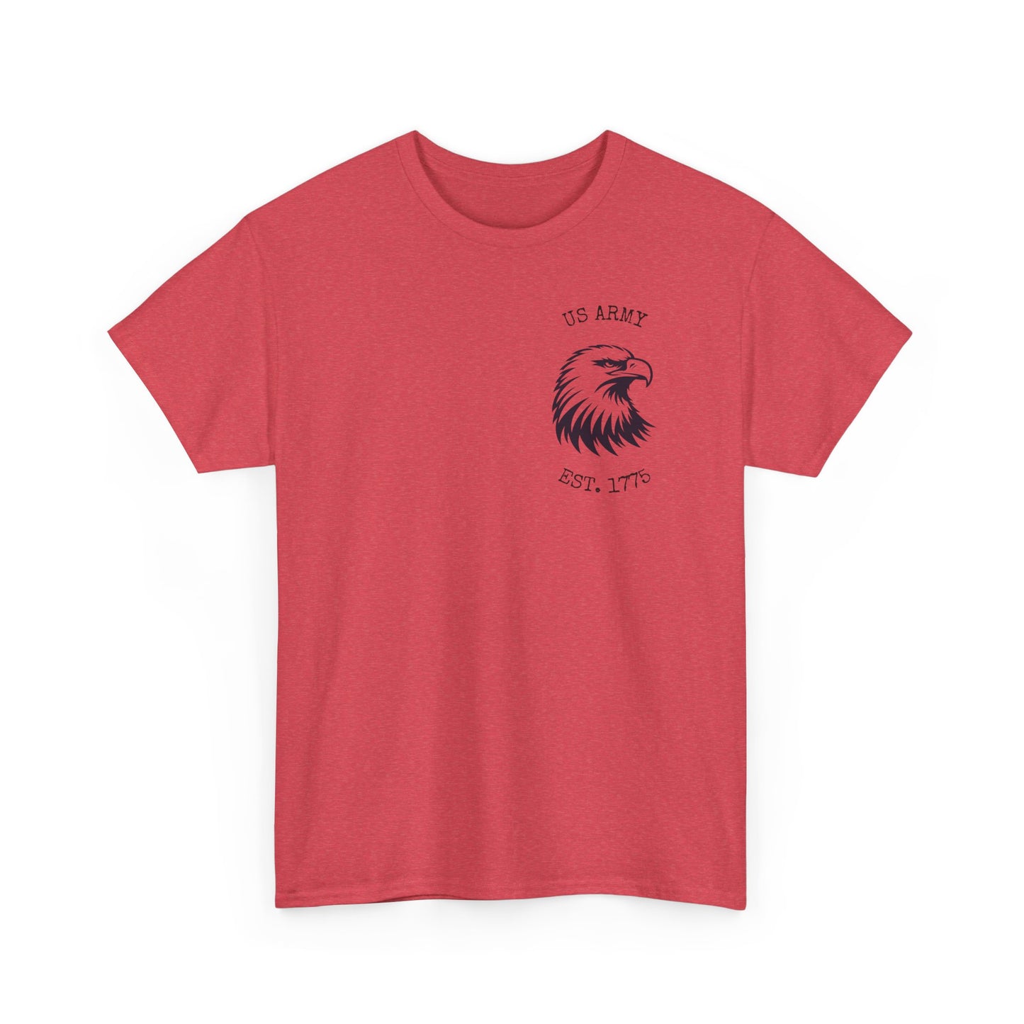 Patriotic Eagle Graphic Tee | Unisex Heavy Cotton T-Shirt, Eagle Shirt, Military Inspired Apparel, Casualwear, Gift for Veterans