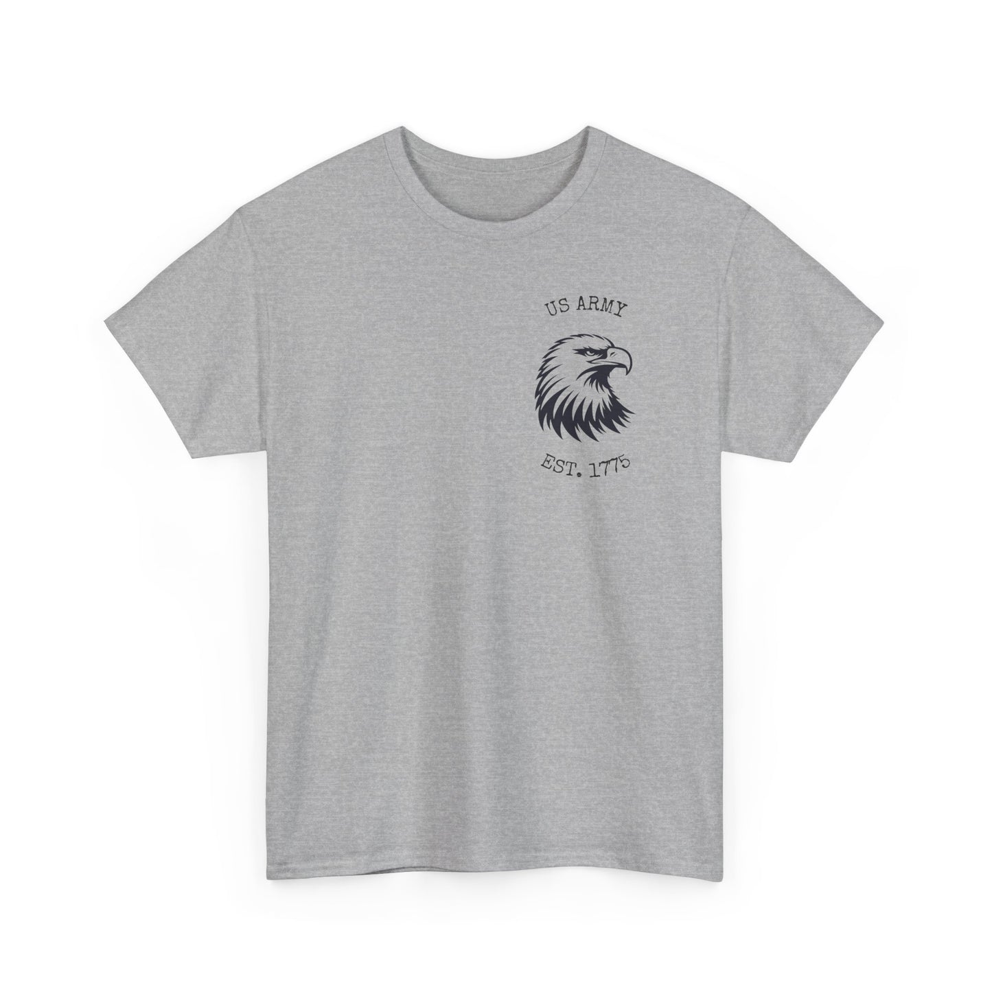 Patriotic Eagle Graphic Tee | Unisex Heavy Cotton T-Shirt, Eagle Shirt, Military Inspired Apparel, Casualwear, Gift for Veterans