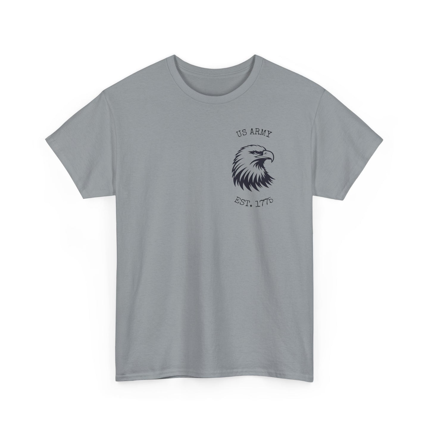 Patriotic Eagle Graphic Tee | Unisex Heavy Cotton T-Shirt, Eagle Shirt, Military Inspired Apparel, Casualwear, Gift for Veterans