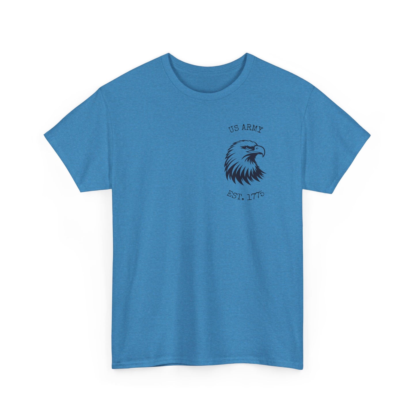 Patriotic Eagle Graphic Tee | Unisex Heavy Cotton T-Shirt, Eagle Shirt, Military Inspired Apparel, Casualwear, Gift for Veterans