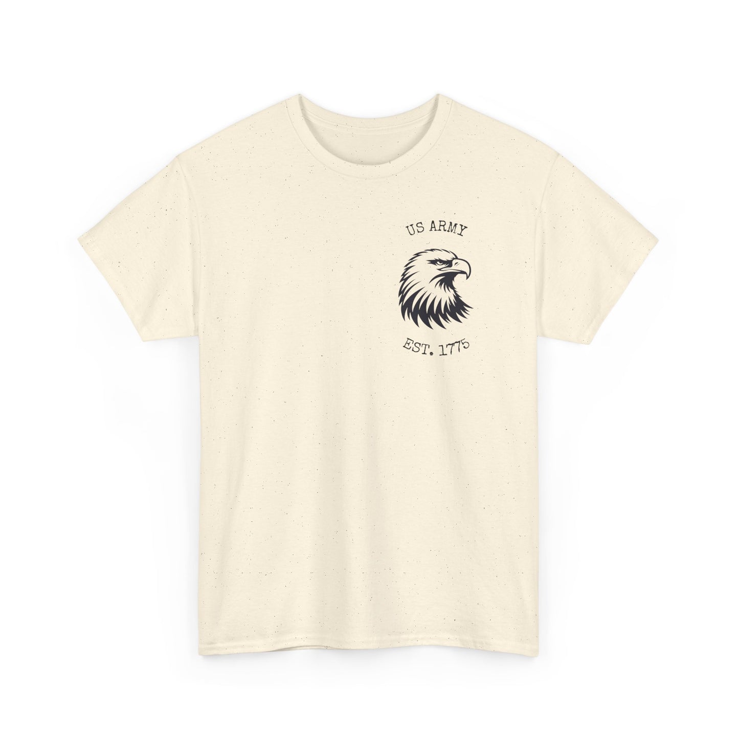 Patriotic Eagle Graphic Tee | Unisex Heavy Cotton T-Shirt, Eagle Shirt, Military Inspired Apparel, Casualwear, Gift for Veterans