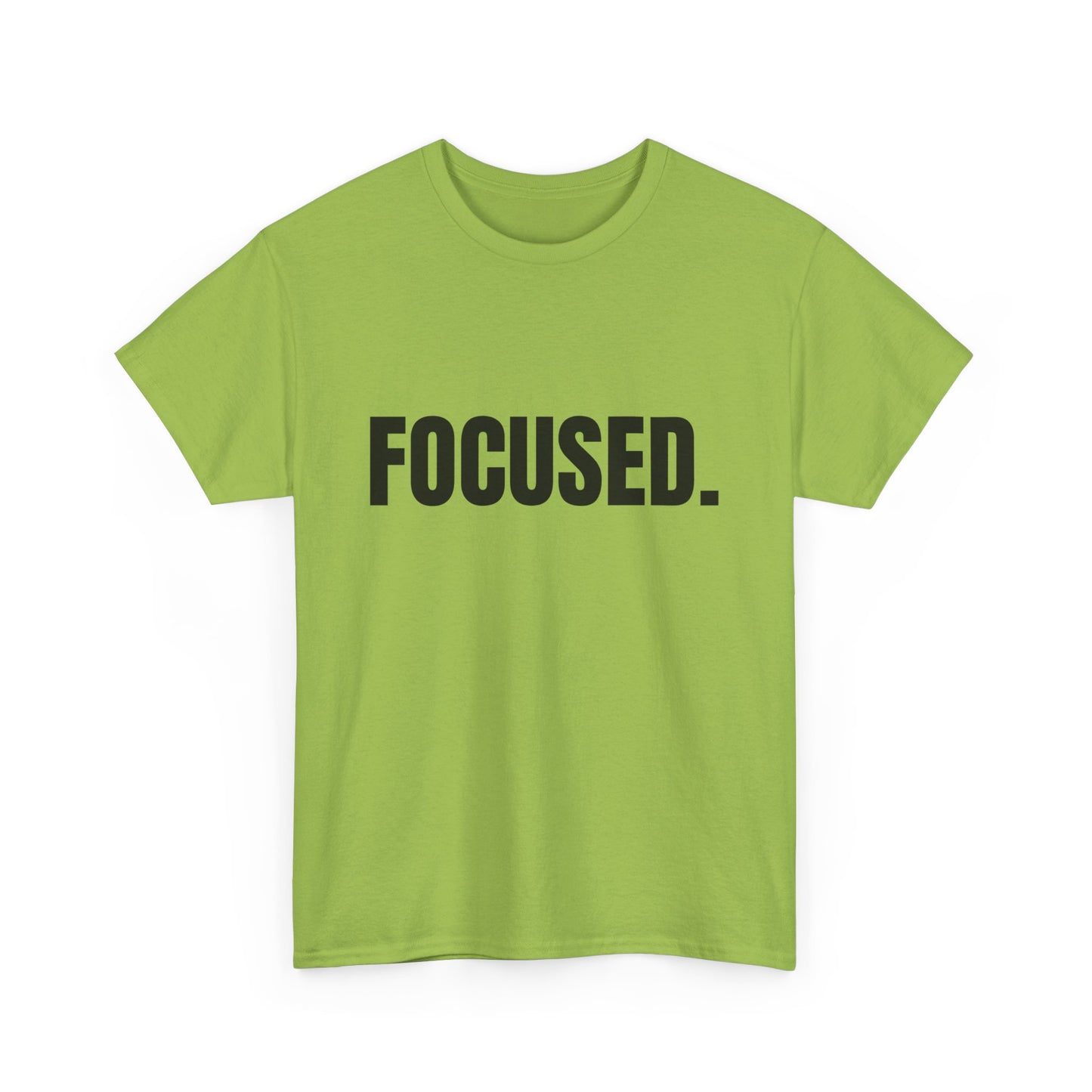 Focused Unisex Heavy Cotton Tee - Motivational Shirt for Productivity