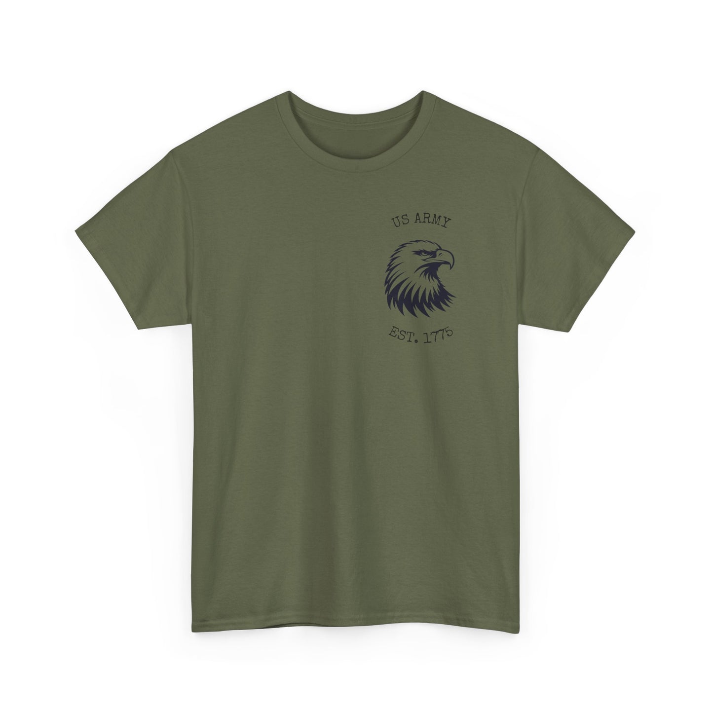 Patriotic Eagle Graphic Tee | Unisex Heavy Cotton T-Shirt, Eagle Shirt, Military Inspired Apparel, Casualwear, Gift for Veterans