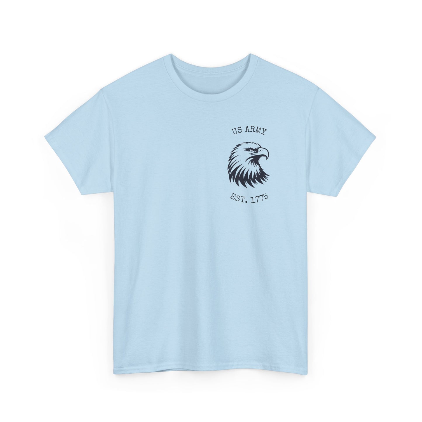 Patriotic Eagle Graphic Tee | Unisex Heavy Cotton T-Shirt, Eagle Shirt, Military Inspired Apparel, Casualwear, Gift for Veterans