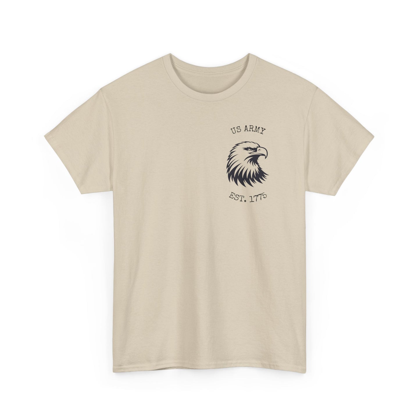 Patriotic Eagle Graphic Tee | Unisex Heavy Cotton T-Shirt, Eagle Shirt, Military Inspired Apparel, Casualwear, Gift for Veterans