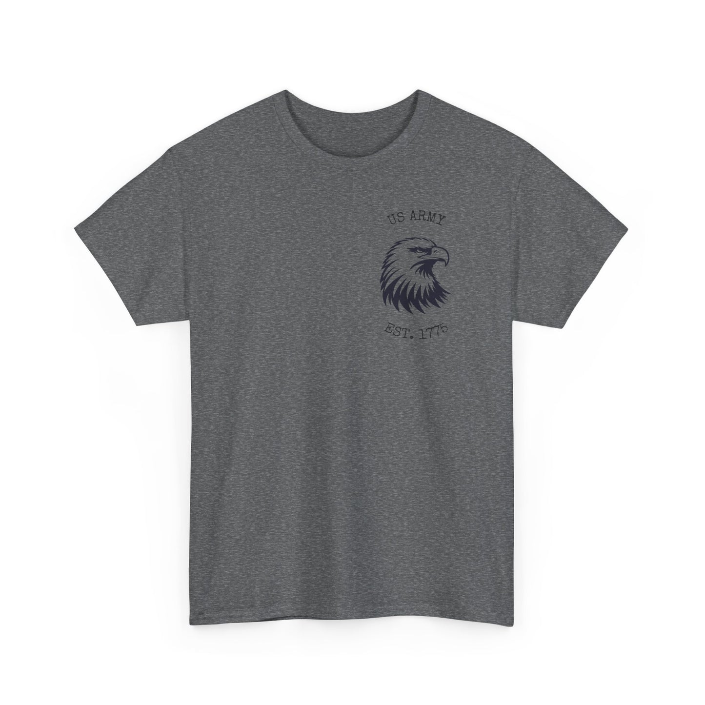Patriotic Eagle Graphic Tee | Unisex Heavy Cotton T-Shirt, Eagle Shirt, Military Inspired Apparel, Casualwear, Gift for Veterans