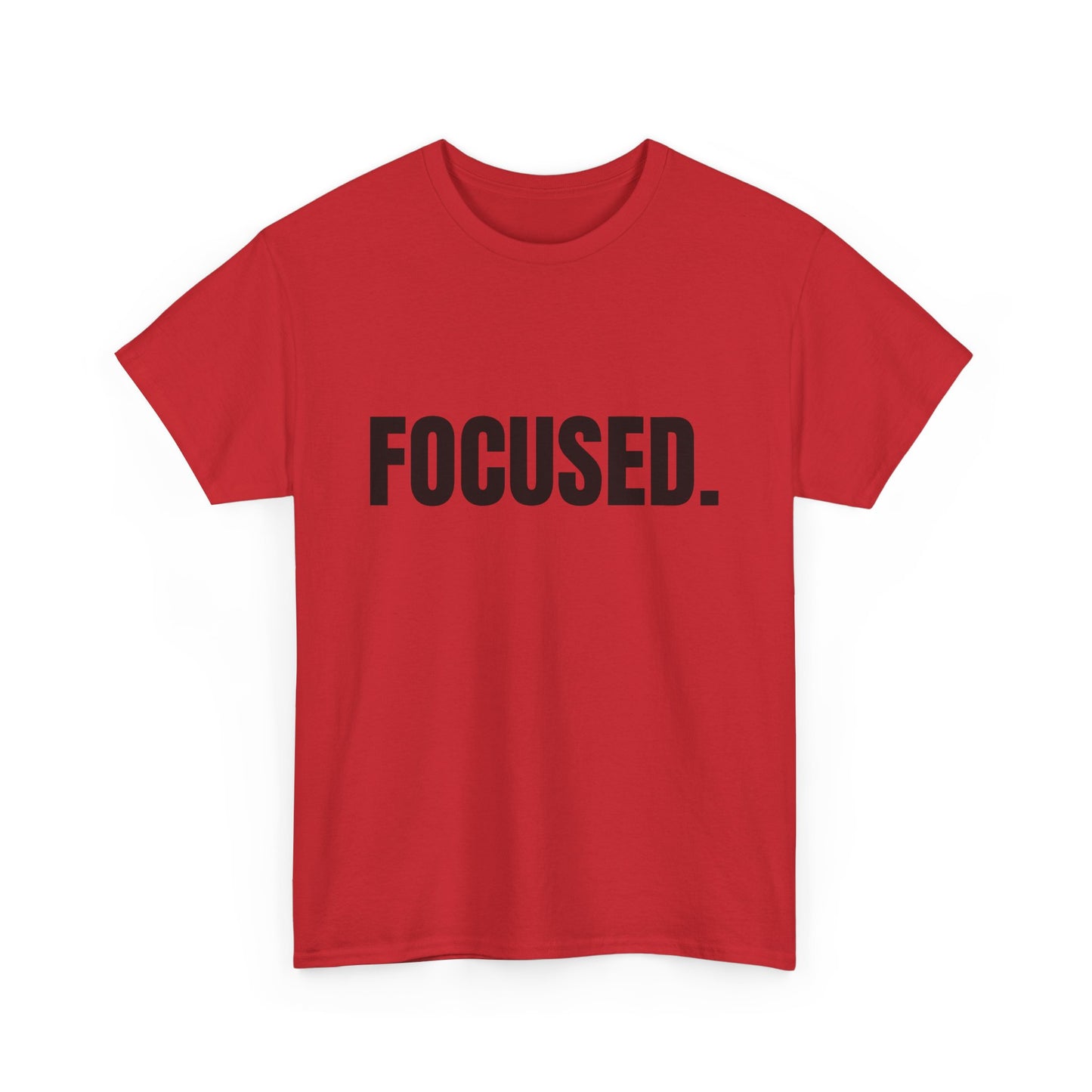 Focused Unisex Heavy Cotton Tee - Motivational Shirt for Productivity