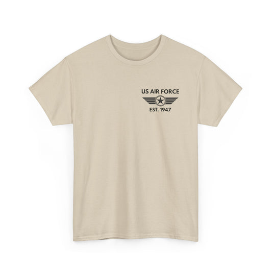 Unisex Air Force Tribute Tee, Military T-Shirt, Veterans Gift, Patriotic Apparel, Memorial Day, USAF Merchandise