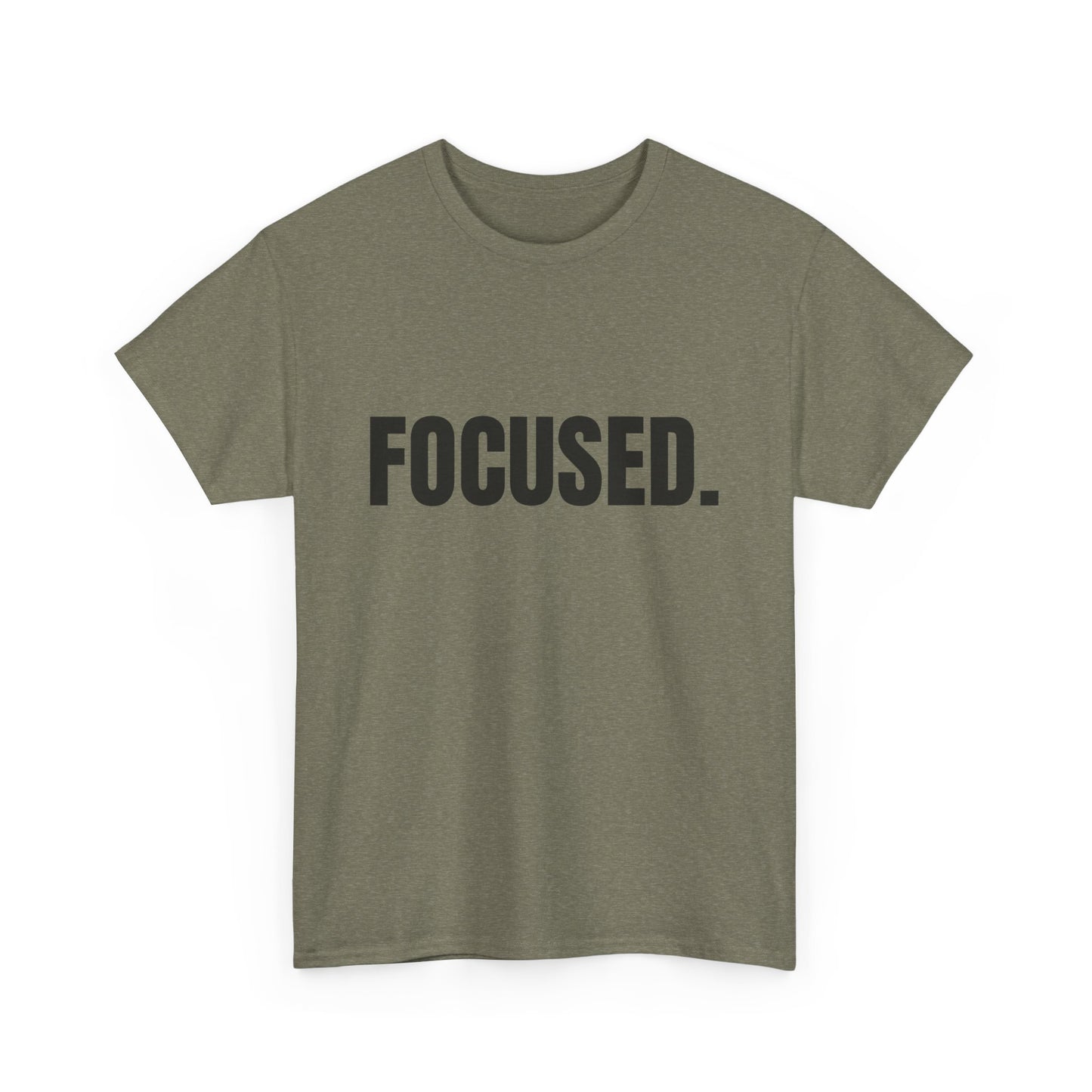 Focused Unisex Heavy Cotton Tee - Motivational Shirt for Productivity