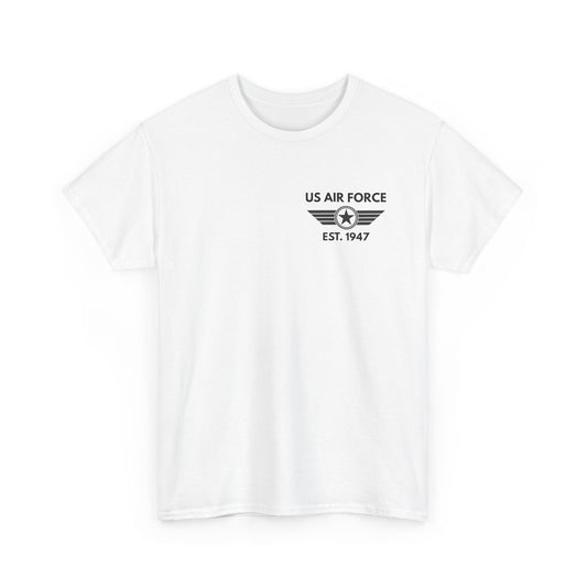 Unisex Air Force Tribute Tee, Military T-Shirt, Veterans Gift, Patriotic Apparel, Memorial Day, USAF Merchandise