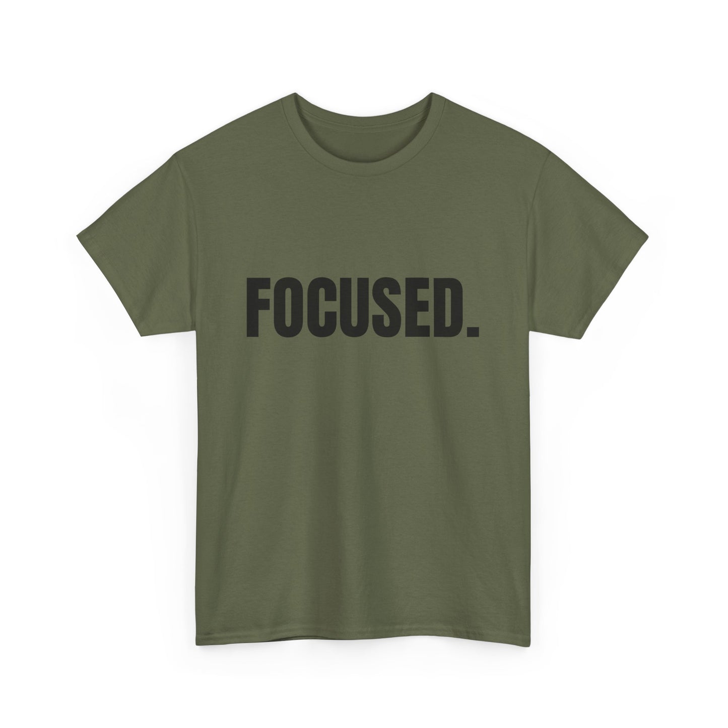Focused Unisex Heavy Cotton Tee - Motivational Shirt for Productivity