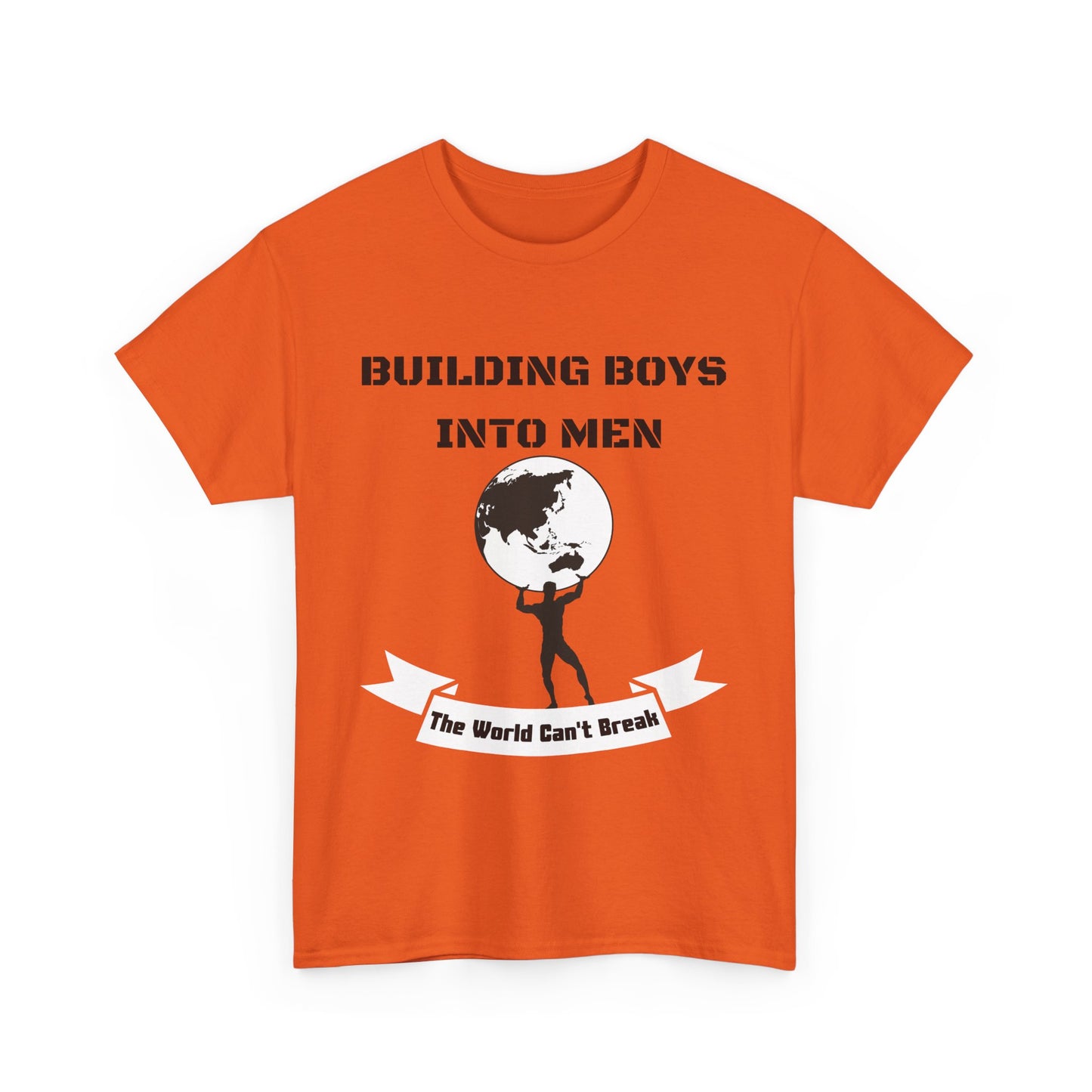 Empowering Unisex Heavy Cotton Tee - Building Boys Into Men, Motivational Gift, Men's Apparel, Inspirational Shirt, Father's Day, [...]
