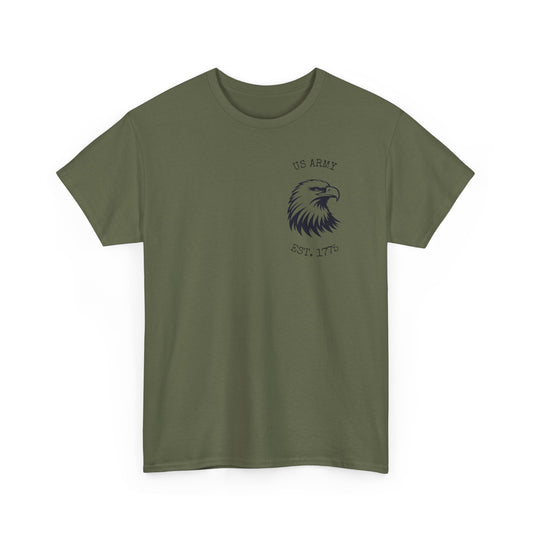 Patriotic Eagle Graphic Tee | Unisex Heavy Cotton T-Shirt, Eagle Shirt, Military Inspired Apparel, Casualwear, Gift for Veterans